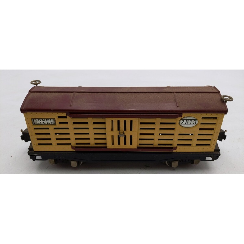 Lionel 2813 Vintage O Prewar Tinplate Stock Car VG