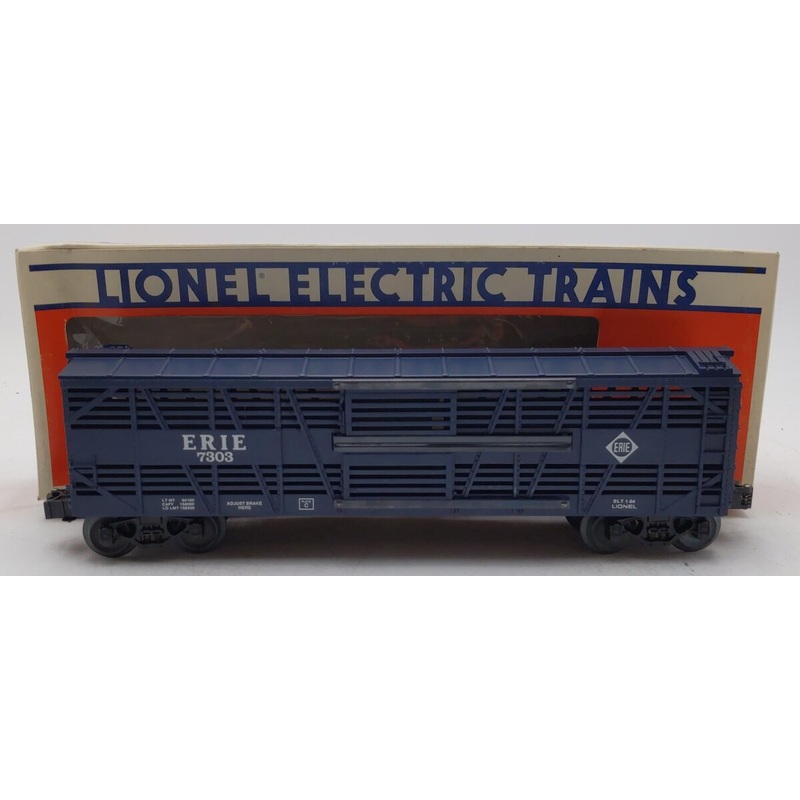 Lionel 6-7303 O Gauge Erie-Lackawanna Bi-level Stock Car EX/Box