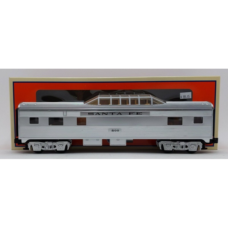 Lionel 6-84725 O Santa Fe Add-On Vista Dome Car #500 EX/Box
