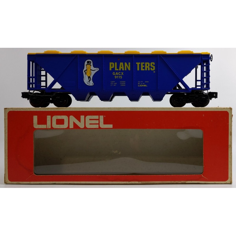 Lionel 6-9115 O Gauge Planters 4-Bay Billboard Hopper EX/Box