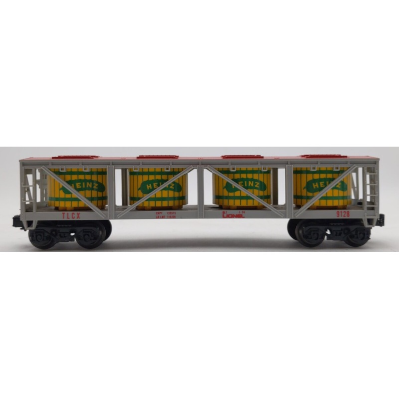 Lionel 6-9128 O Gauge Heinz Pickle Vat Car #9128 EX