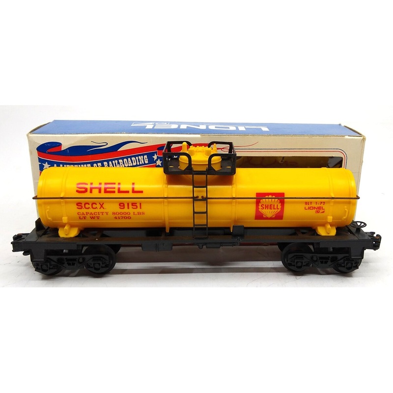 Lionel 6-9151 O Gauge Shell Single Dome Tank Car VG/Box