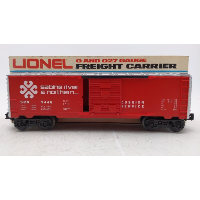 Lionel 6-9446 O Gauge Sabine River & Northern Boxcar EX/Box