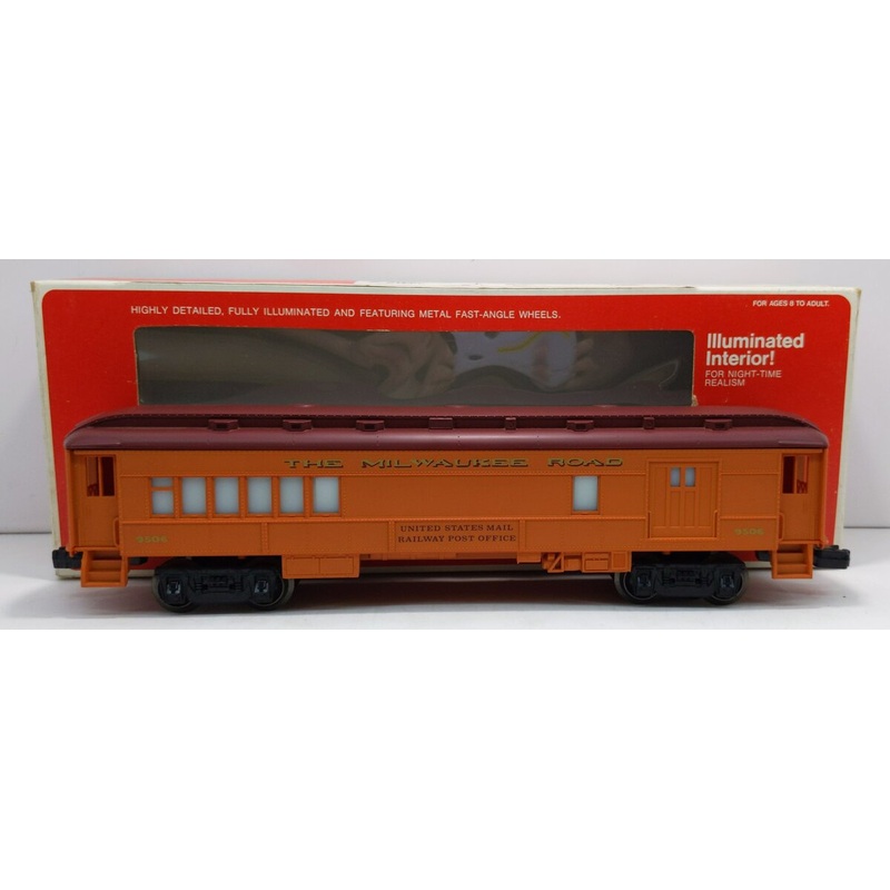 Lionel 6-9506 O Gauge Milwaukee Road Combine Car EX/Box