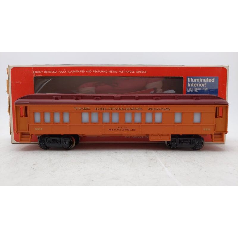 Lionel 6-9511 O Gauge Milwaukee Road City Of Minneapolis Passenger Car EX/Box