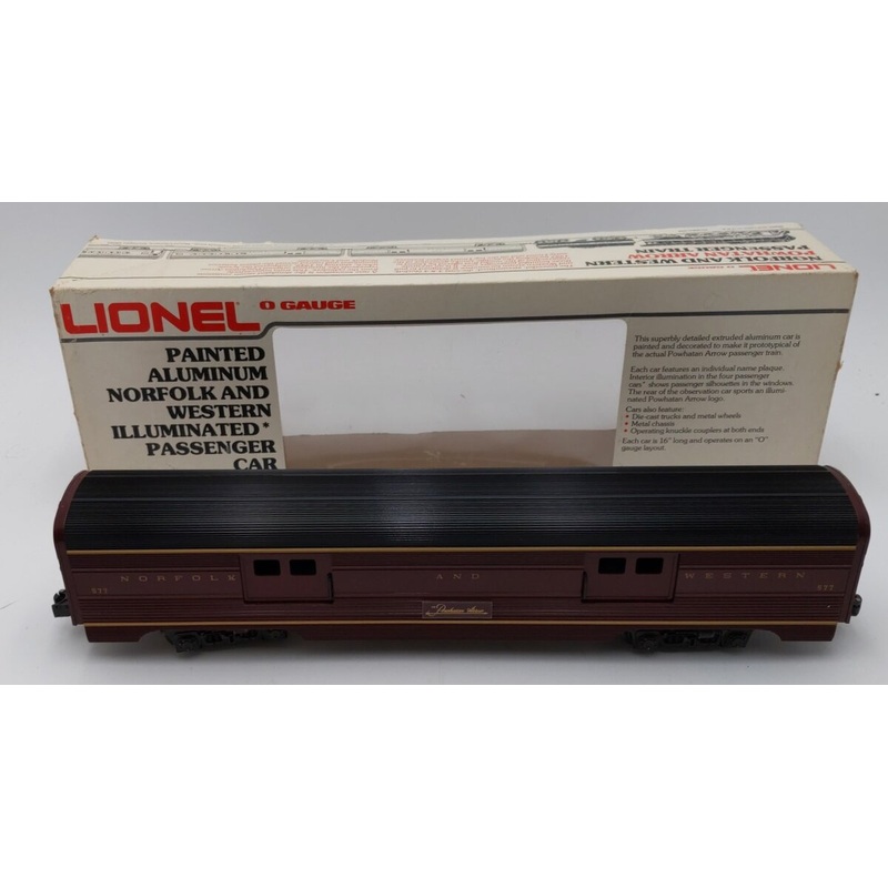 Lionel 6-9562 O Gauge Norfolk & Western Aluminum Baggage Car #577 EX/Box