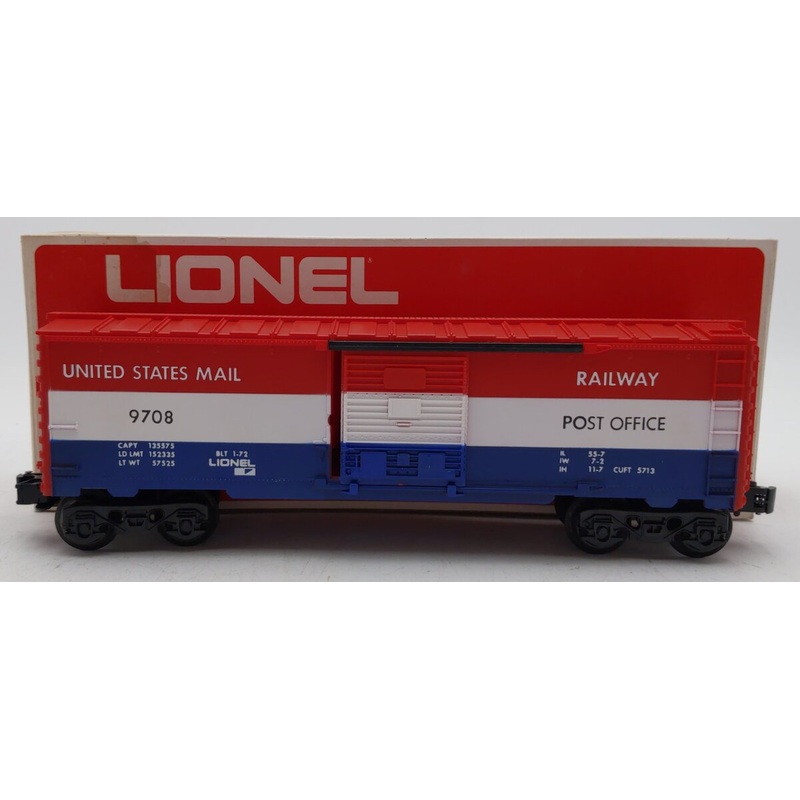 Lionel 6-9708 O Gauge United States Mail Boxcar EX/Box