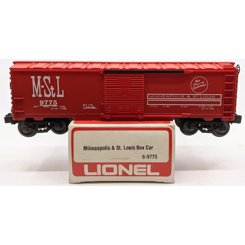 Lionel 6-9775 O Gauge Minneapolis & St. Louis Boxcar EX/Box