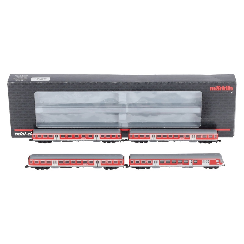 Marklin 87170 Z DB German Passenger Car Set (Set of 4) LN/Box