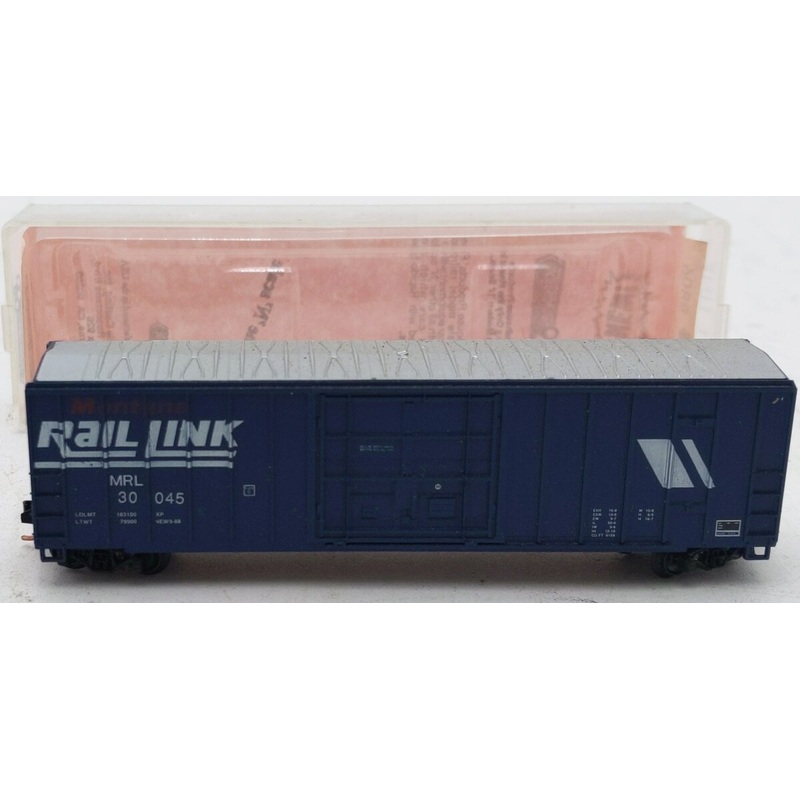 Roundhouse 8806 N Scale Montana Rail Link Box Car #30045 Kit EX/Box