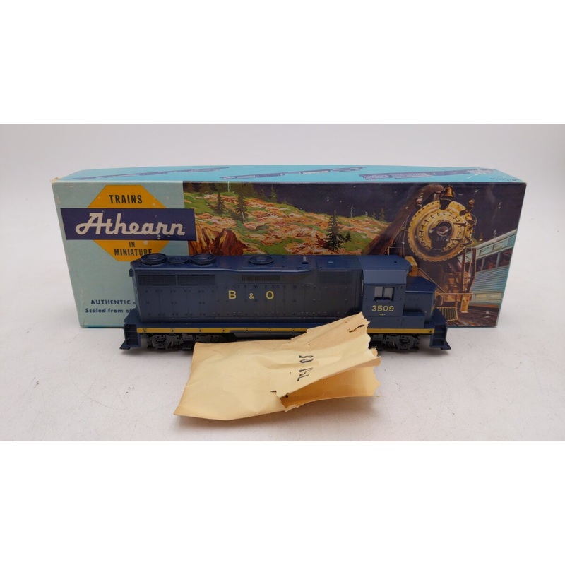 Athearn 4202 HO B&O GP35 Diesel Locomotive #3509 EX/Box