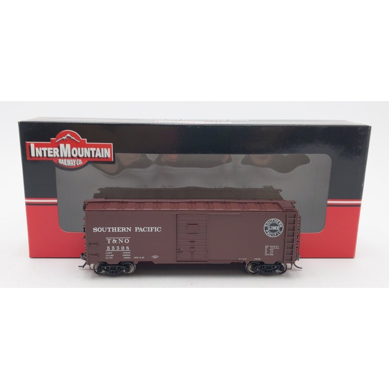 InterMountain 46014-14 HO Scale T&NO Southern Pacific 12 Panel Boxcar #55508 EX/Box