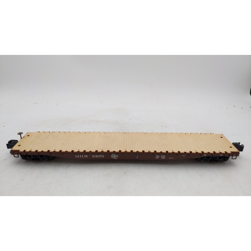 Lionel 6-17579 O Gauge Milwaukee Road PS-4 Flatcar #64073 EX