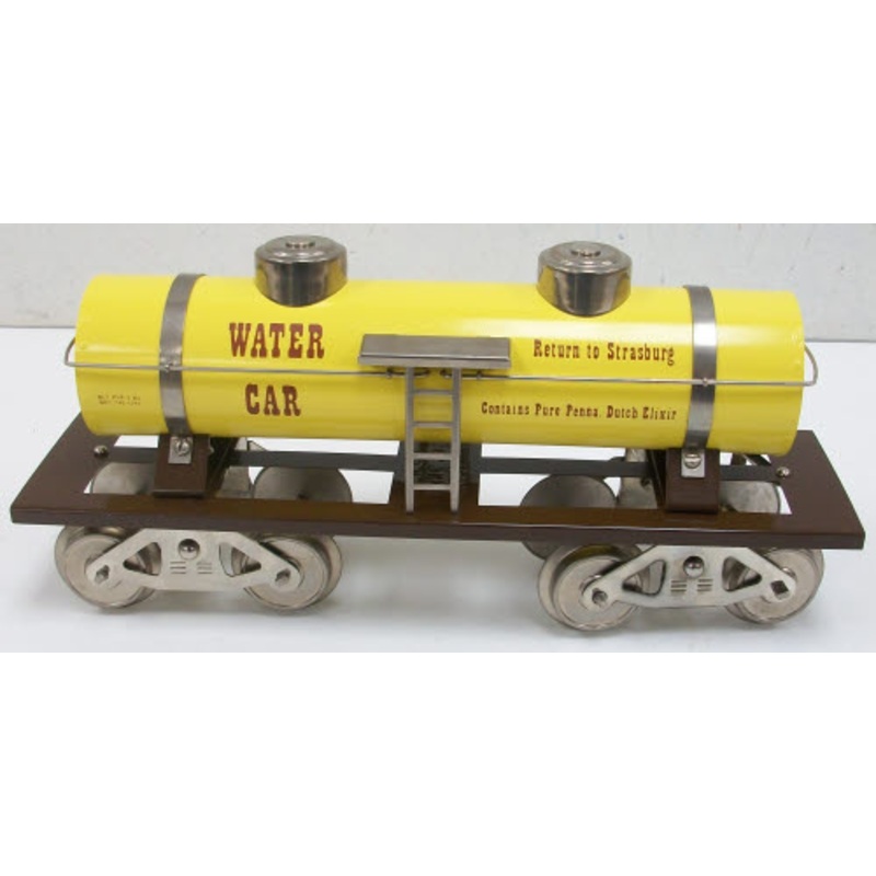 McCoy Standard Gauge 1977 TCA Yellow 2-Dome Water Car VG