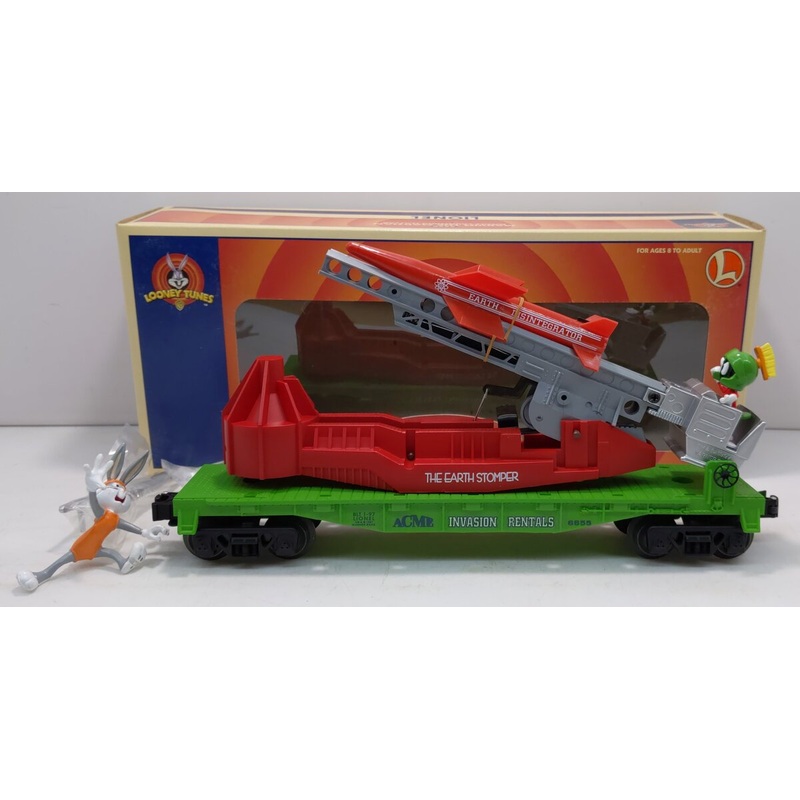Lionel 6-16752 O Gauge Marvin the Martian Missile-Launching Flatcar w/Bugs Bunny LN/Box