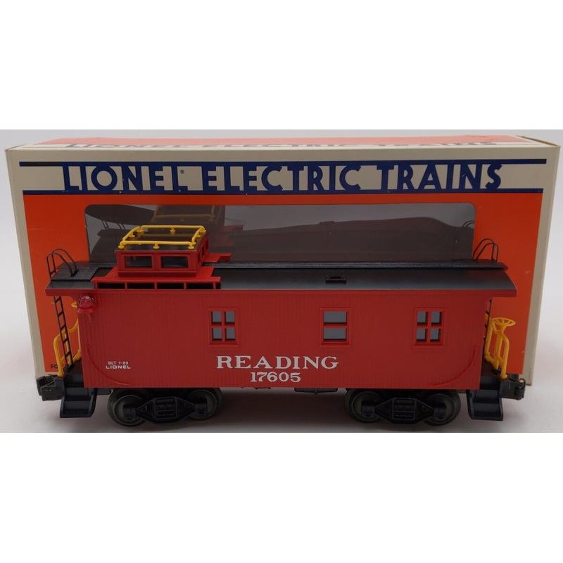 Lionel 6-17605 O Gauge Reading Woodside Lighted Caboose EX/Box