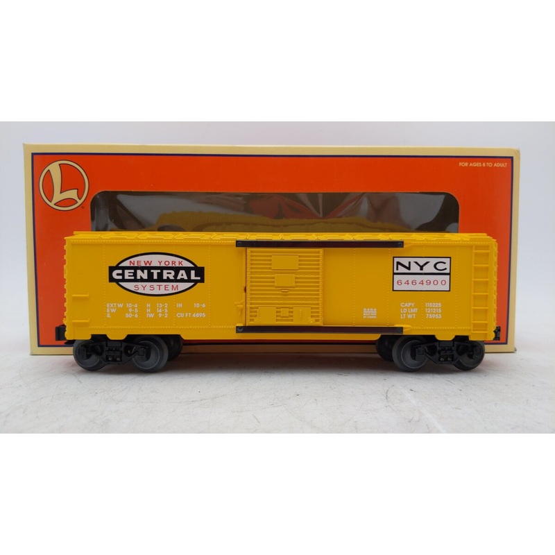 Lionel 6-29283 O Gauge New York Central Yellow Boxcar #6464-900 EX/Box