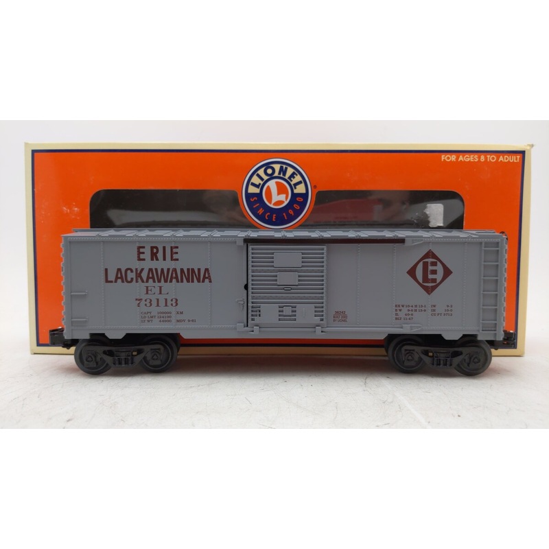 Lionel 6-36242 O Gauge Erie Starter Box Car #73113 EX/Box