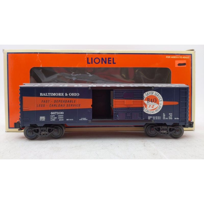 Lionel 6-36281 B&O Time Saver Box Car EX/Box