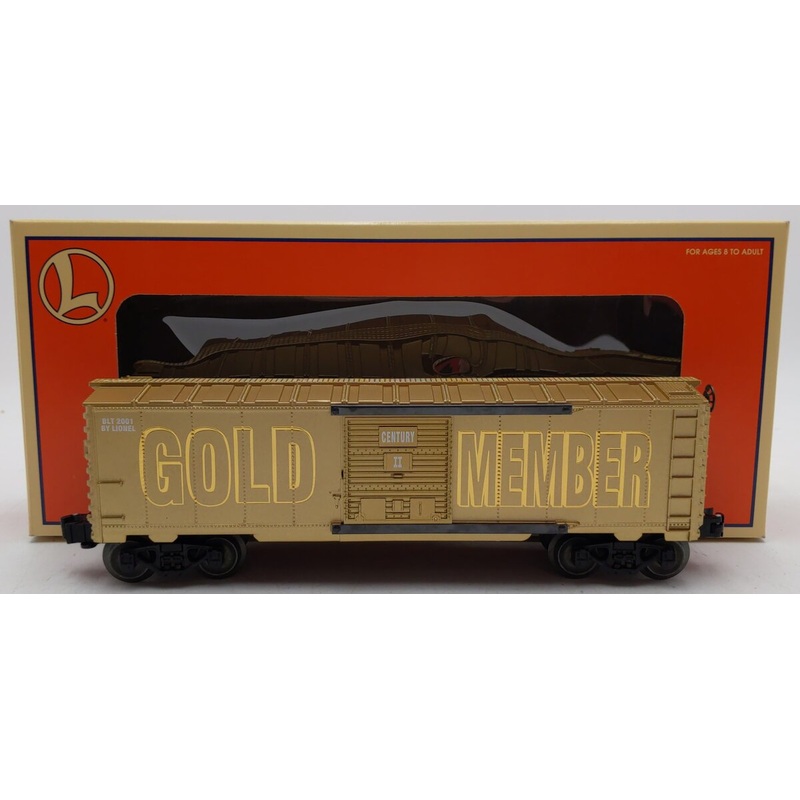 Lionel 6-39218 O Gauge Lionel Century Club II Gold Boxcar EX/Box