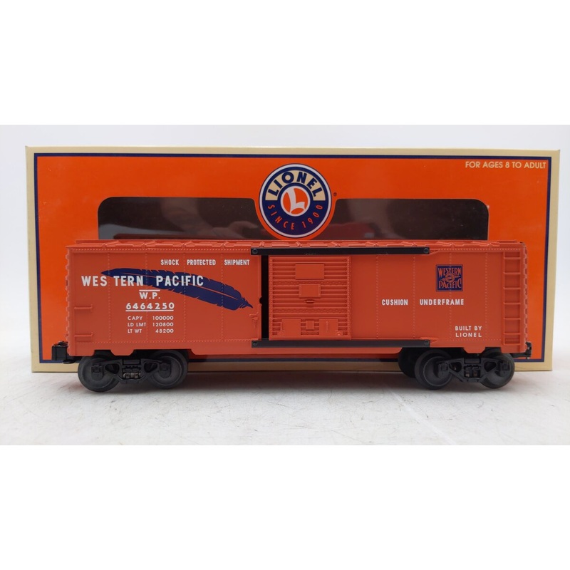Lionel 6-39236 O Gauge Western Pacific Boxcar #6464-250 EX/Box