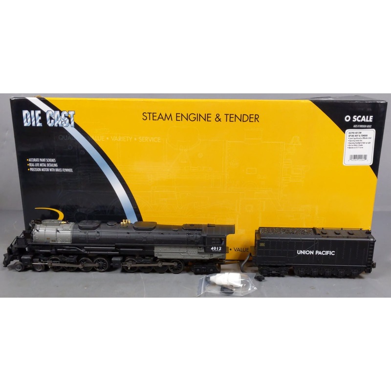 K-Line K3790-4012W O Gauge Union Pacific Big Boy Steam Locomotive & Tender #4012 LN/Box