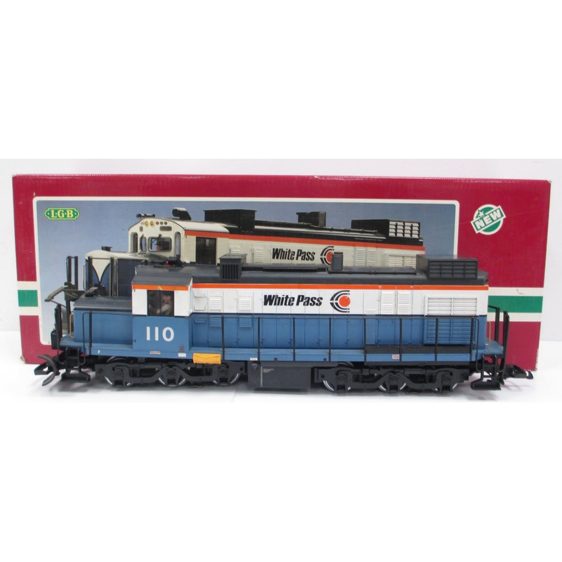 LGB 2055 G Scale White Pass Diesel Locomotive w/ Sound #110 EX/Box