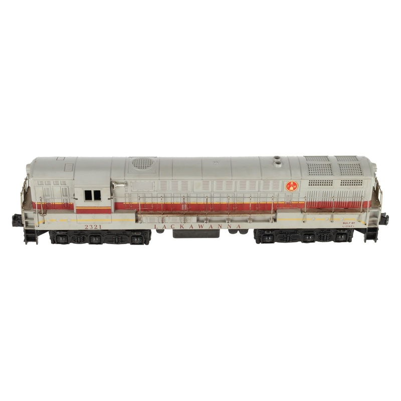 Lionel 2321 Vintage O Lackawanna FM Trainmaster Diesel (Gray Roof Version) VG