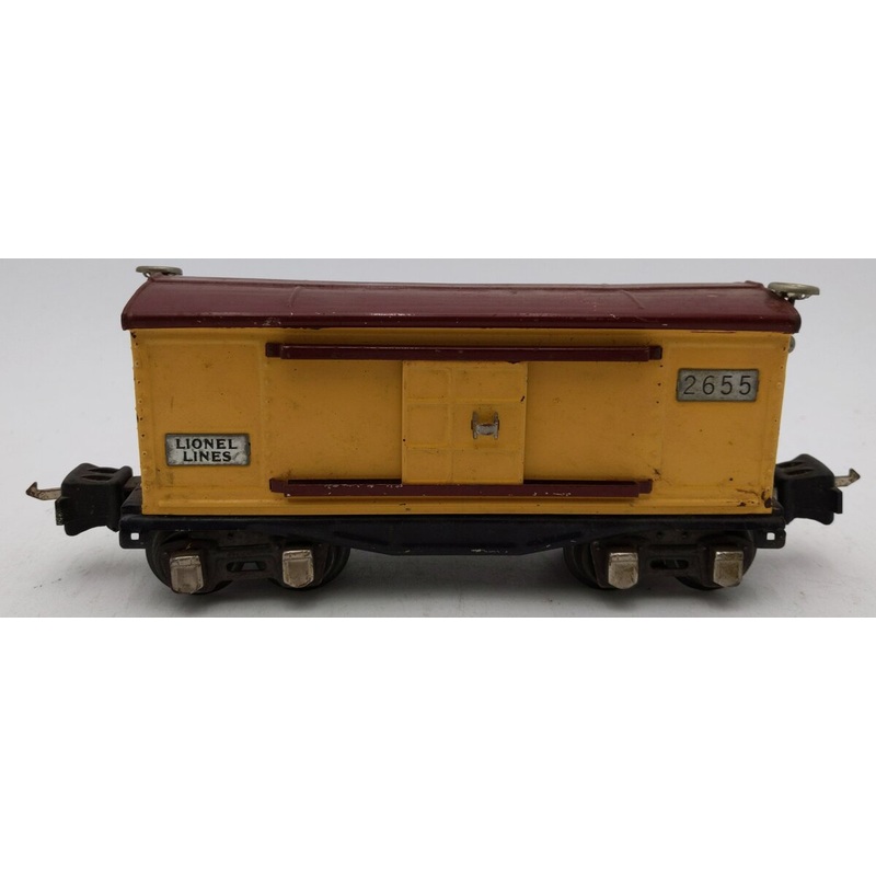 Lionel 2655 Vintage O Prewar Tinplate Boxcar EX