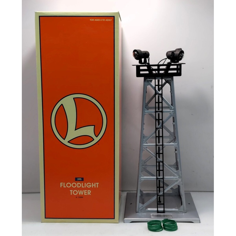 Lionel 6-12886 O Gauge 395 4-Light Floodlight Tower VG/Box