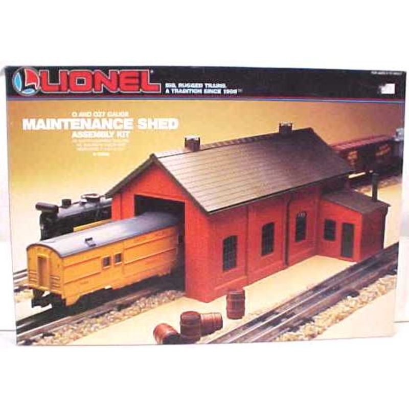 Lionel 6-12906 O and O27 Scale Maintenance Shed Plastic Building Kit EX/Box