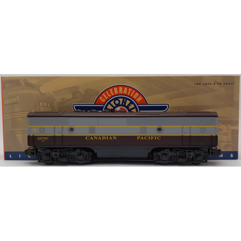 Lionel 6-14518 O CP F3 B-Unit Non-Powered Diesel Locomotive w/ Railsounds #2373C EX/Box
