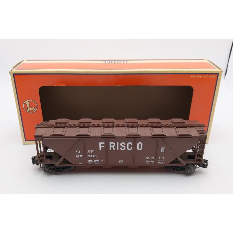 Lionel 6-16438 O Gauge Frisco 4-Bay Covered Hopper #87538 LN/Box