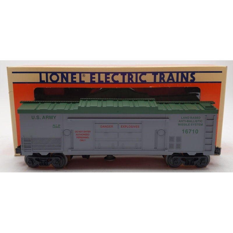 Lionel 6-16710 O Gauge Operating U.S. Army Missile Car #16710 EX/Box