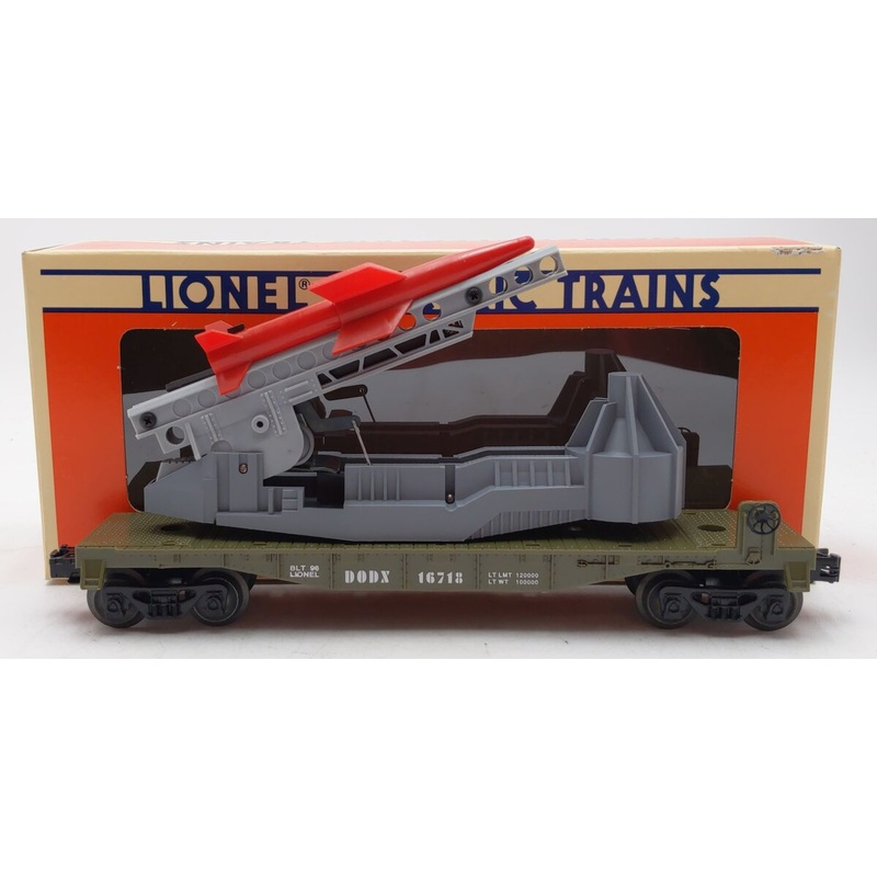Lionel 6-16718 O Gauge U.S. Marine Corps Missile-Launching Car EX/Box