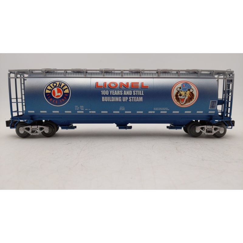 Lionel 6-17171 O Gauge Lenny The Lion 3-Bay Cylindrical Hopper EX