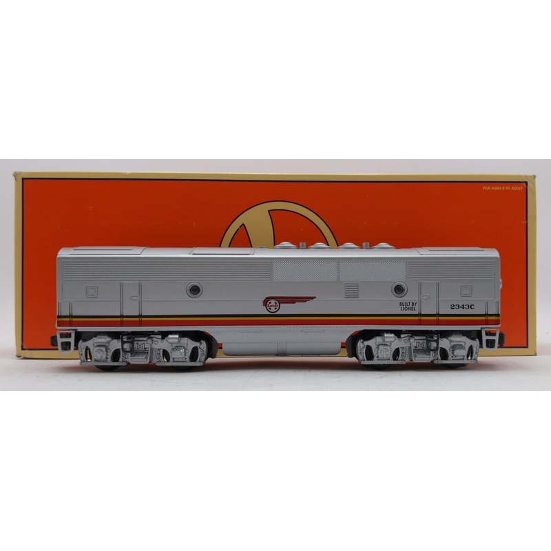 Lionel 6-18129 O Santa Fe F3 Non-Pwd B-Unit Diesel Locomotive #2343C w/Railsound LN/Box