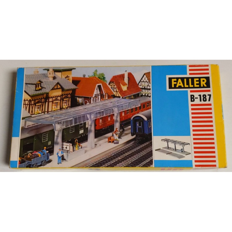 Faller B-187 HO Scale Train Stop Model Building Kit