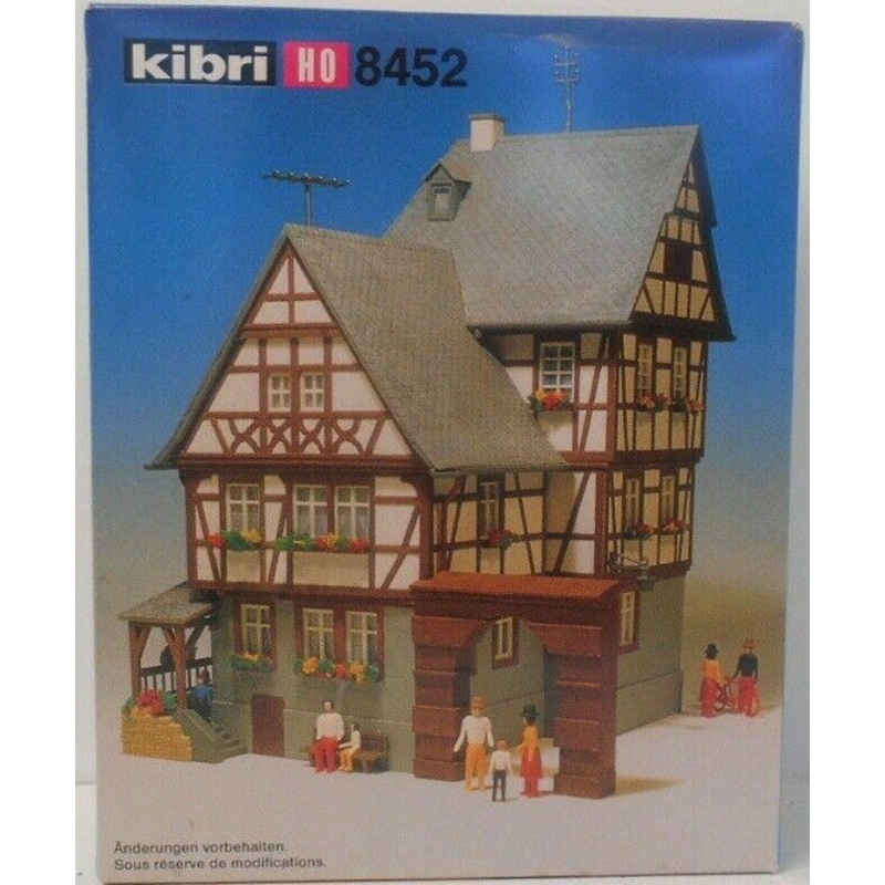 Kibri 8452 HO Scale Half-Timbered House Model Building Kit