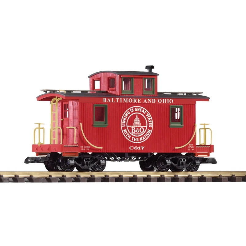 Piko 38982 G B&O Wood Caboose #C817