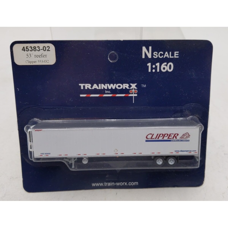 Trainworx Inc 45383-02 N Clipper 53′ Reefer # 553432