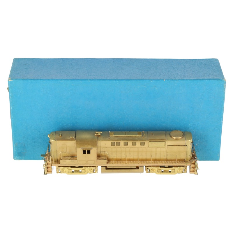 Alco Models D-127 HO Brass M.L.W. RS-18 Diesel Locomotive – unpainted EX/Box