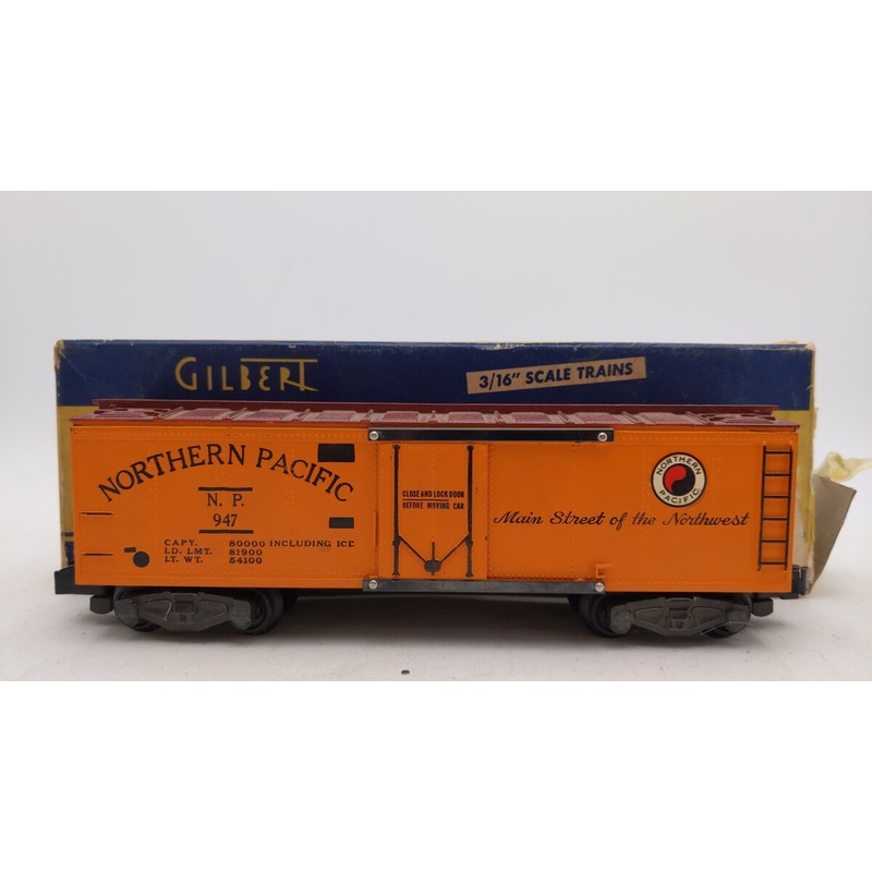 American Flyer 947 VIntage S Northern Pacific Reefer Car EX/Box