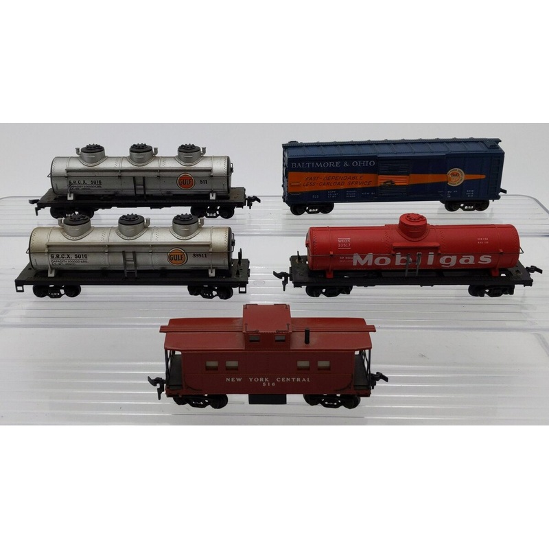 American Flyer Assorted HO Freight Cars [5] VG