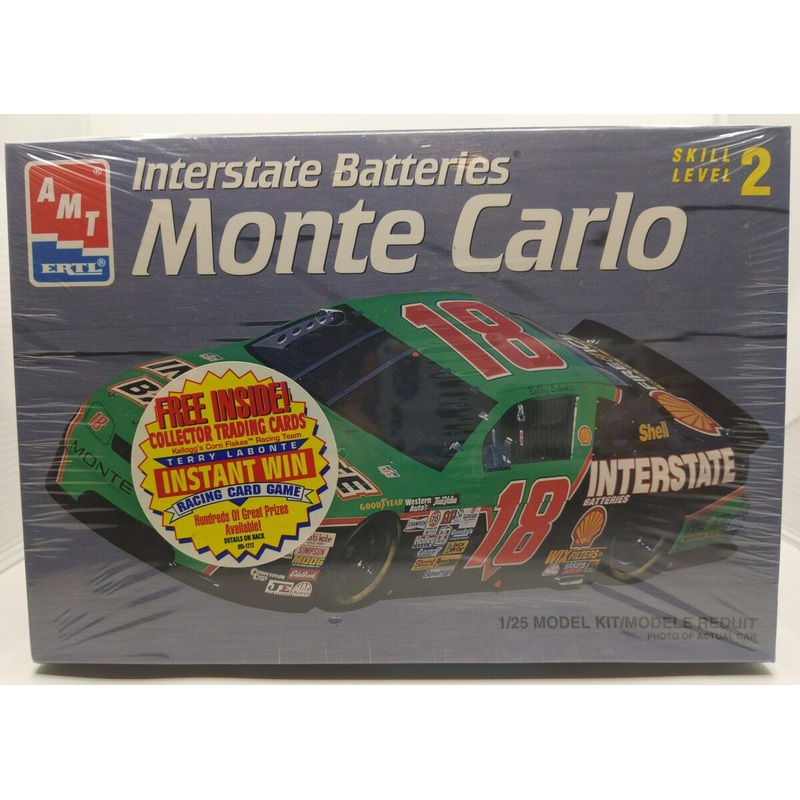 AMT 8186 1/25 Interstate Batteries Monte Carlo Model Kit