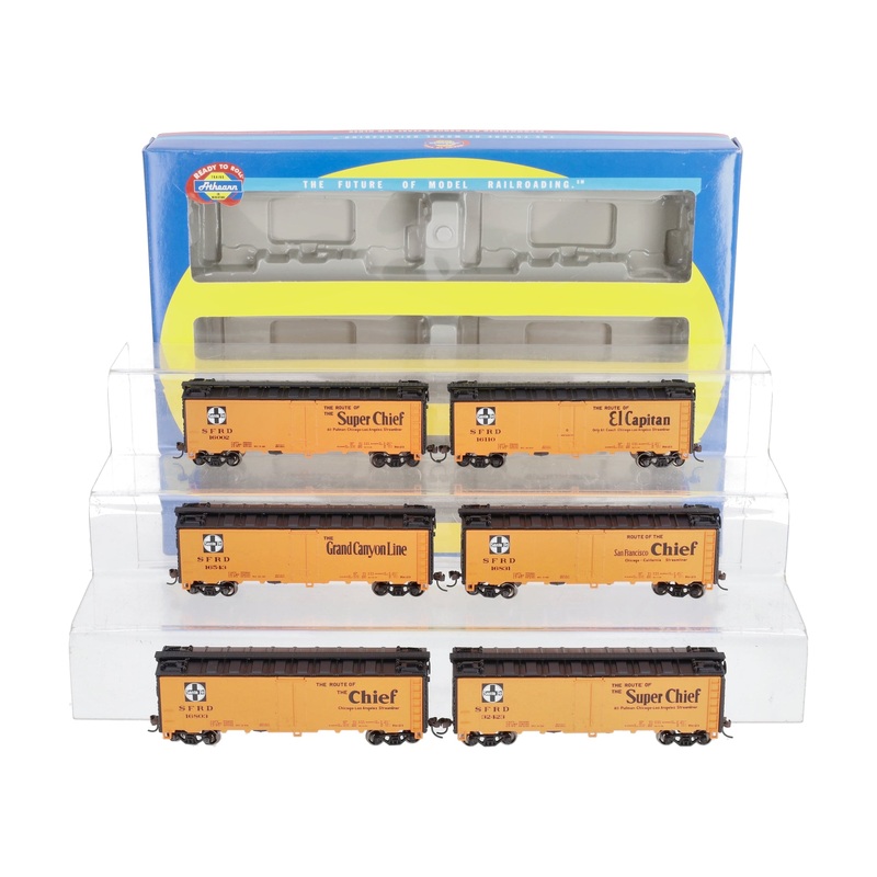 Athearn 7146 HO SF 40′ Ice Refrigerator Car (Pack of 6) NIB