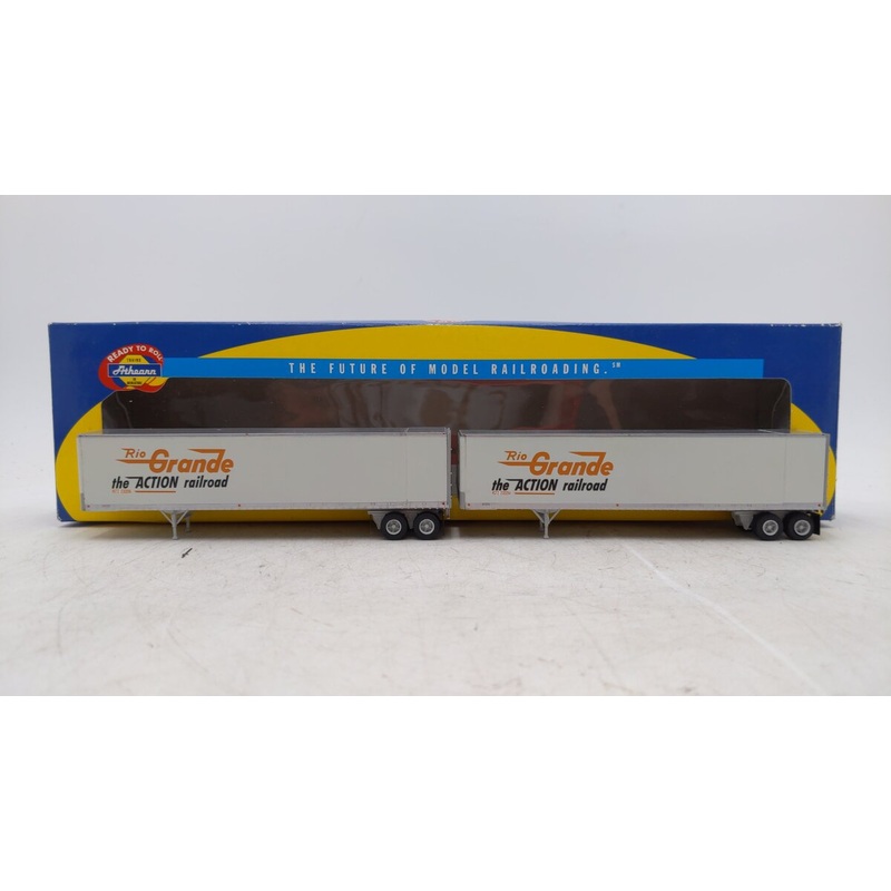 Athearn 73371 D&RGW 45′ Fruehauf Z-Van Trailer #1 (Set of 2) EX/Box