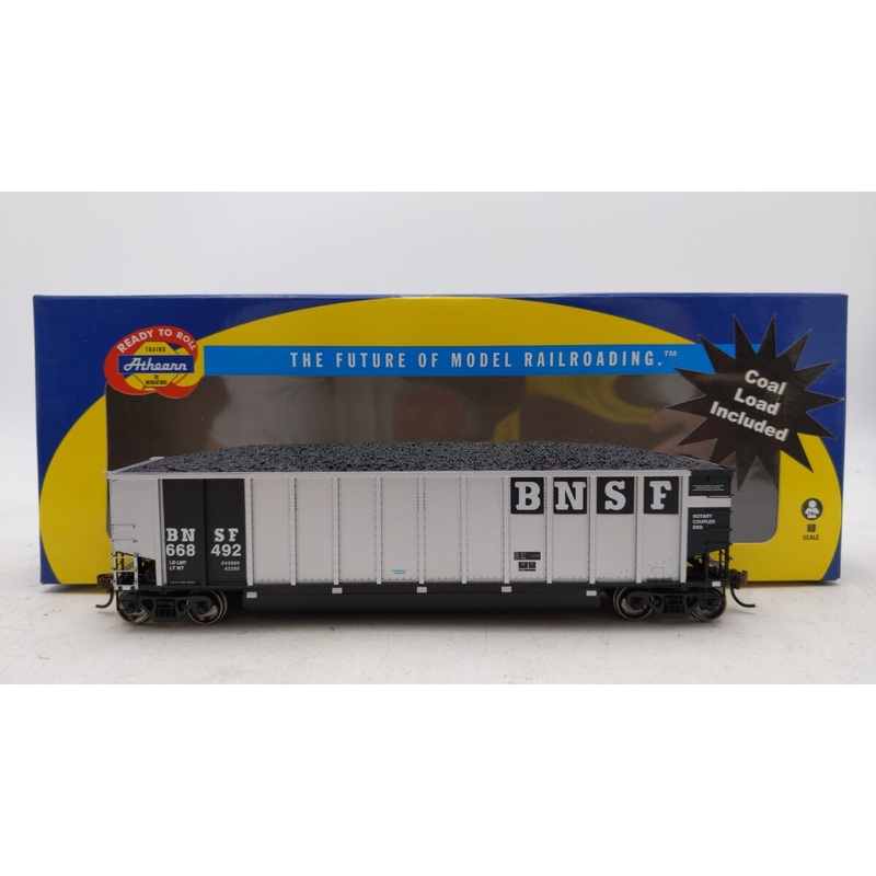 Athearn 79629 HO Burlington Northern Santa Fe Bethgon Coalporter w/ Load #668492 EX/Box