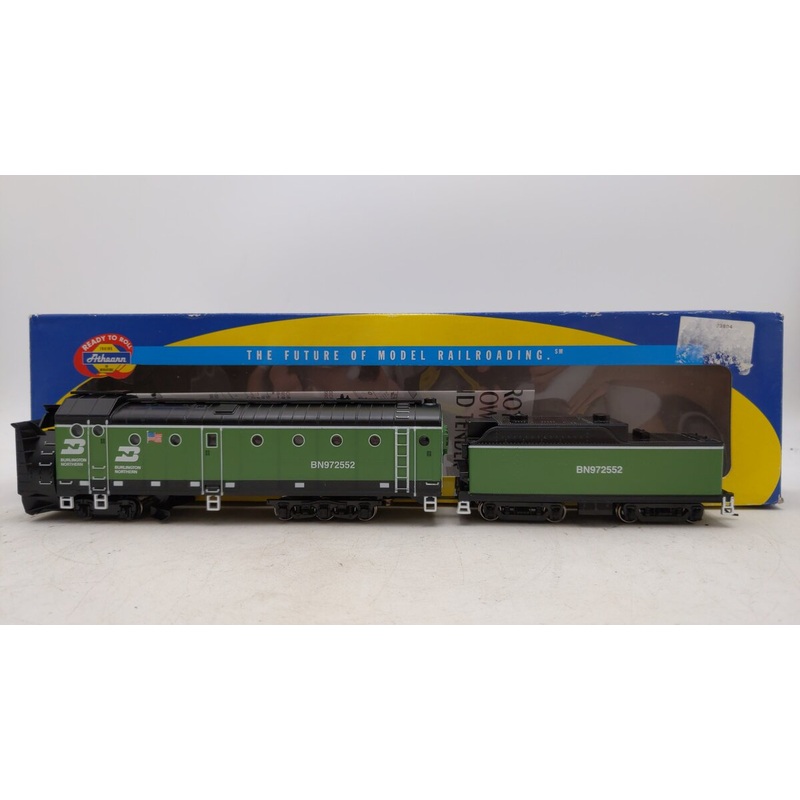 Athearn 93804 HO Burlington Northern Rotary Snowplow &Tender #972552 EX/Box