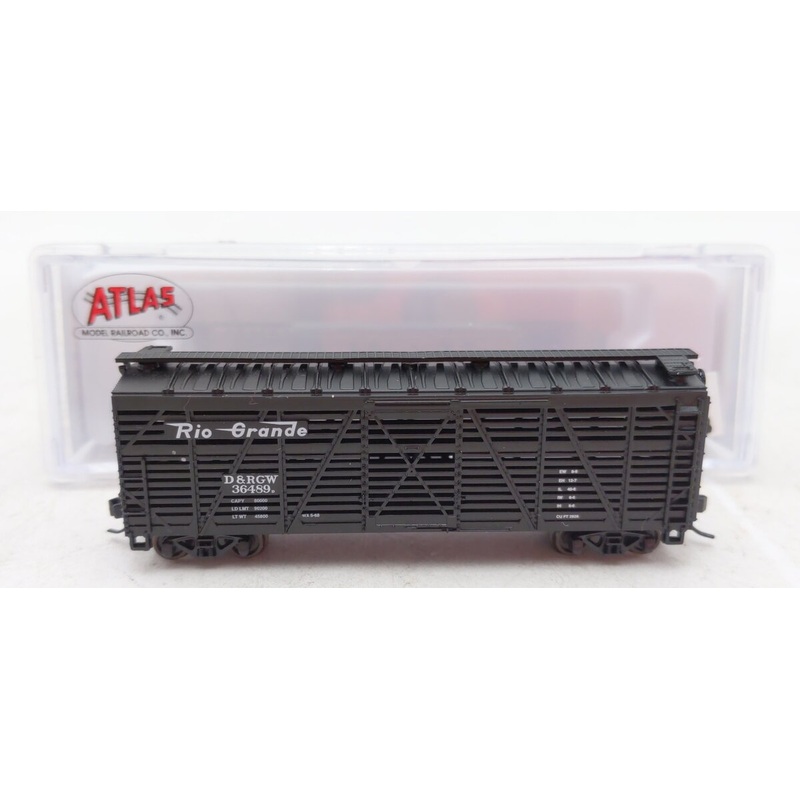 Atlas 50004154 N Rio Grande Trainman 40′ Stock Car #36489D LN/Box